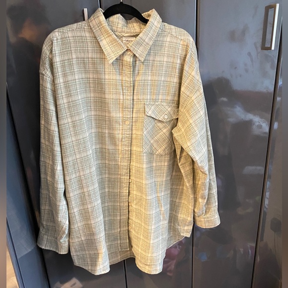 Aritzia Wilfred free Maria button up plaid - Picture 3 of 5